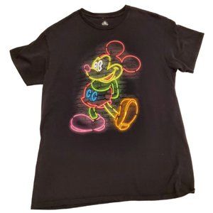 Vintage Micky Mouse Neon Disney T-Shirt size Med